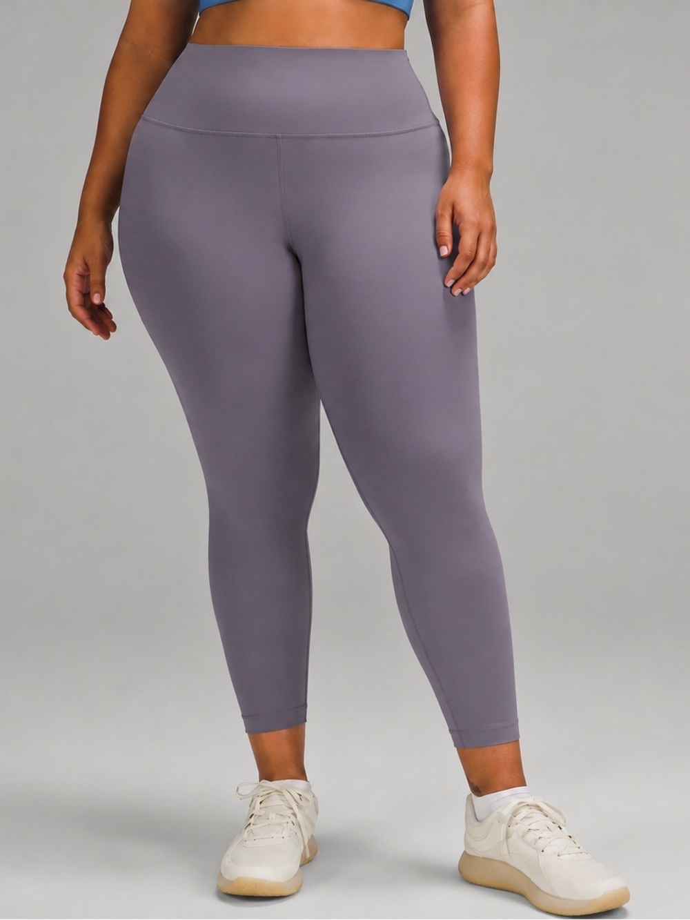 Lululemon Wunder Train High-Rise Tight 25" Everlux Leggings Purple Ash Size 20